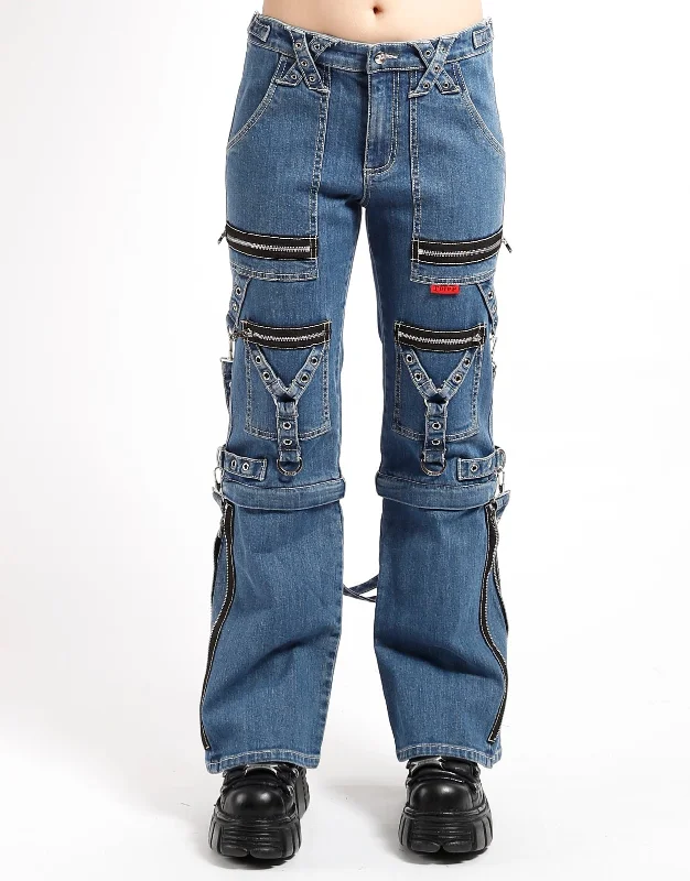 ZIP TO ZIP PANT LIGHT BLUE DENIM Formal Dress Pants