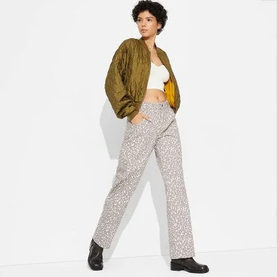 New - Women's Mid-Rise 90's Relaxed Straight Pants - Wild Fable Fashionable Track Pants New - Women's Mid-Rise 90's Relaxed Straight Pants - Wild Fable Fashionable Track Pants