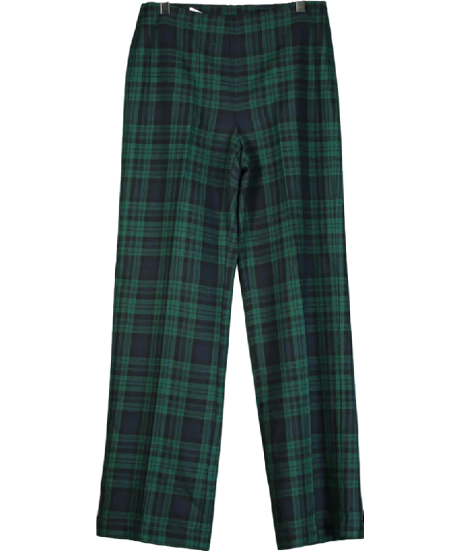 J.Mclaughlin Green Carter Pants UK 8 Comfortable Pleated Pants