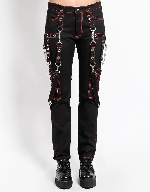 NO EXCUSE PANT RED Comfortable Maternity Pants