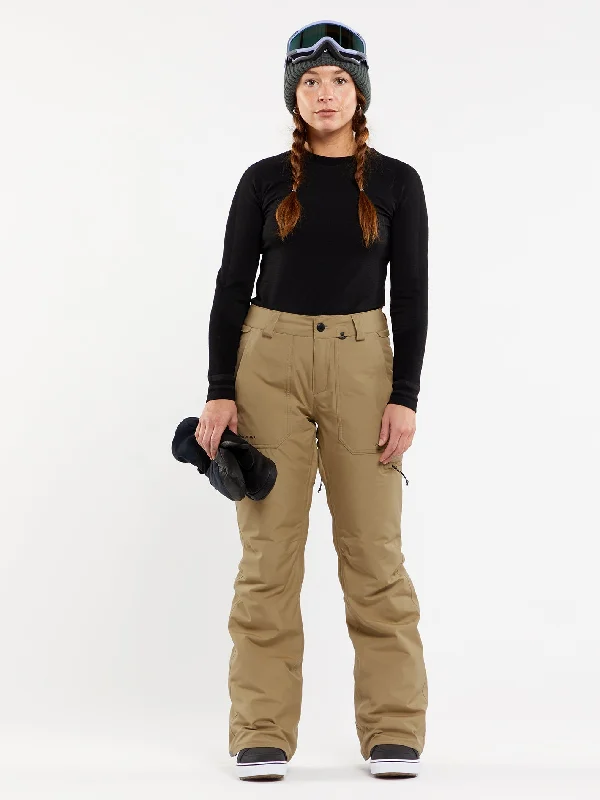 Womens Knox Ins Gore-Tex Pants - Dark Khaki Elegant High-Waist Pants