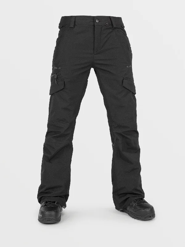 Womens Aston Gore-Tex Pants - Black Elegant Trouser Pants
