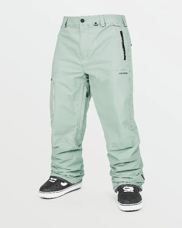 Mens L Gore-Tex Pants - Agave Classic Bootcut Trousers
