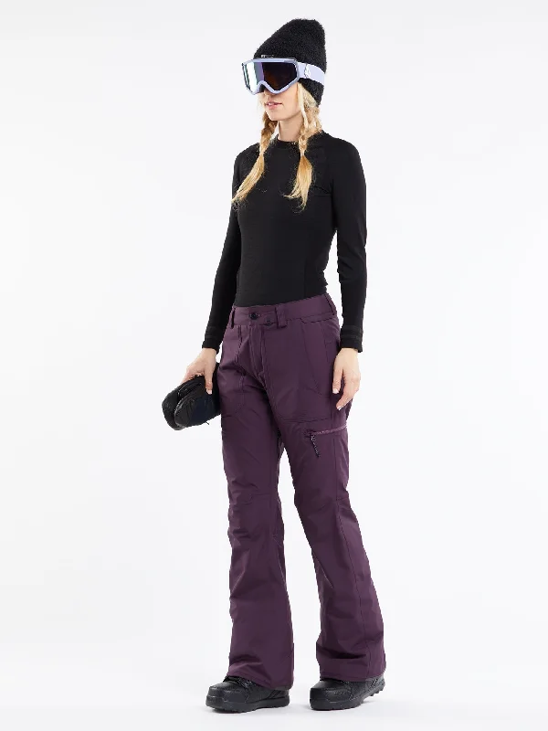 Womens Knox Insulated Gore-Tex Pants - Blackberry Chic Wool Trousers