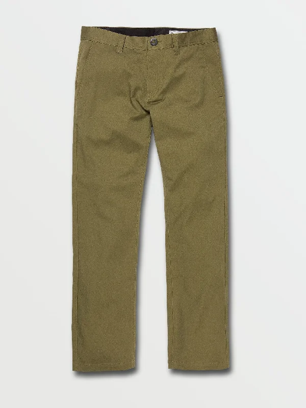 Frickin Modern Stretch Pants - Martini Olive Elegant Dress Pants