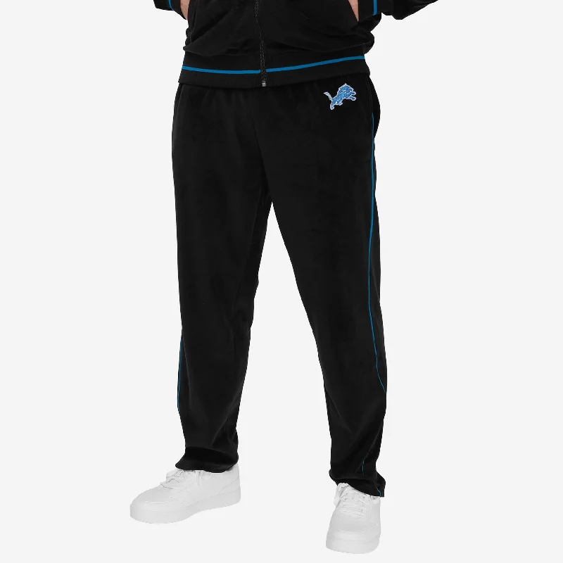 Detroit Lions Velour Pants High-Waist Trousers