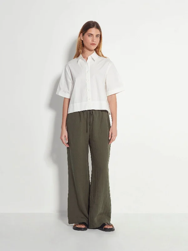 Polly Pant (Vintage Linen) Caper Comfy Zip-Up Pants