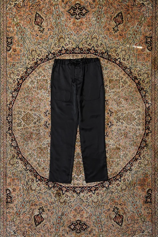 Lining Pants (BLACK) Slim Fit Casual Pants
