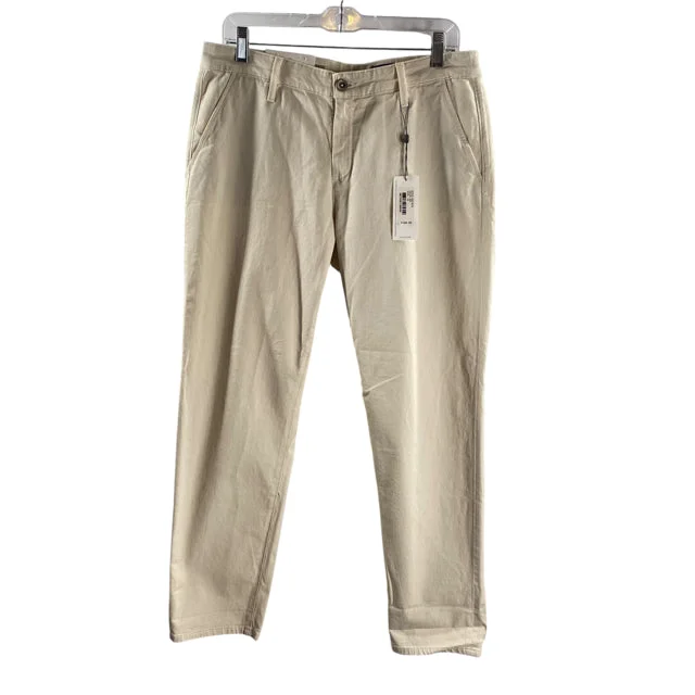 AG ADRIANO GOLDSCHMIED Size 30 Khaki Cotton NWT PANTS Chic Slim Fit Pants