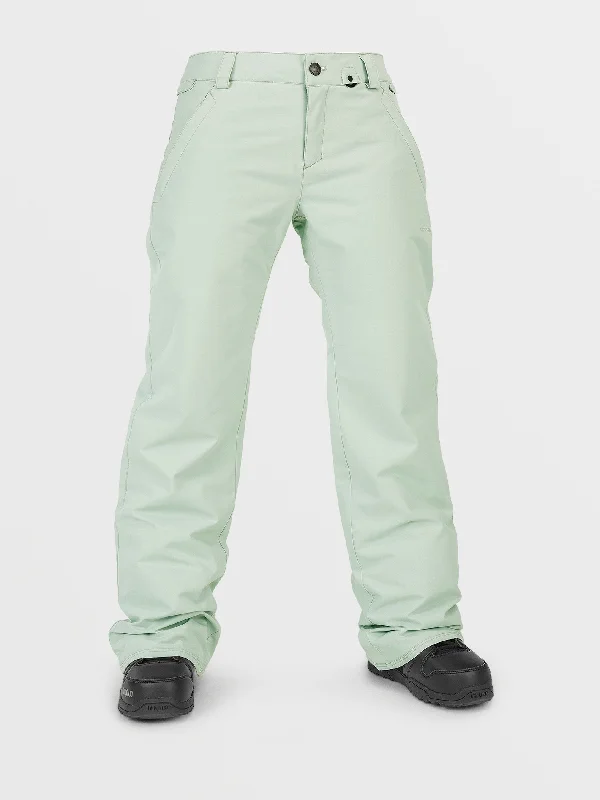 Womens Frochickie Insulated Pants - Sage Frost Formal Linen Trousers
