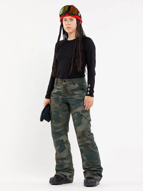 Womens Bridger Insulated Pants - Cloudwash Camo Modern Stretch Trousers