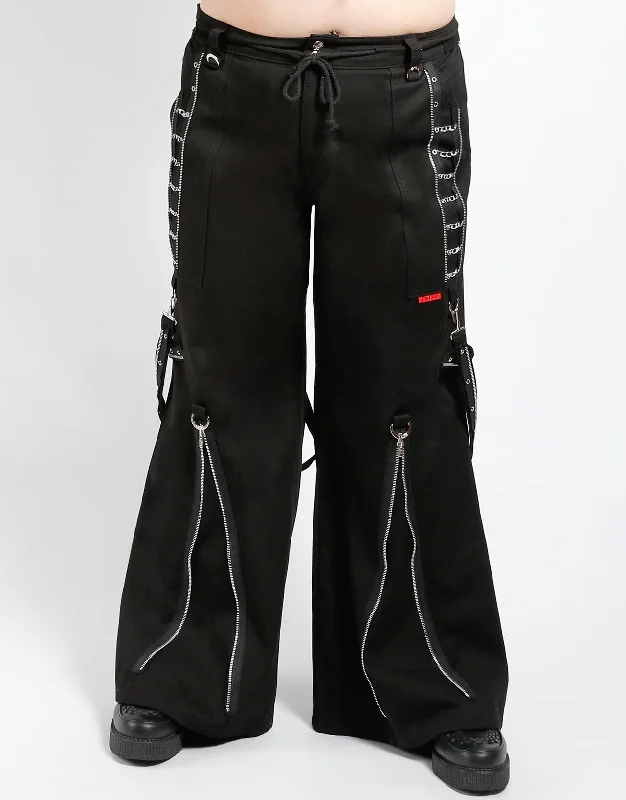 CURVE MULTI CHAIN PANT Elegant Palazzo Trousers