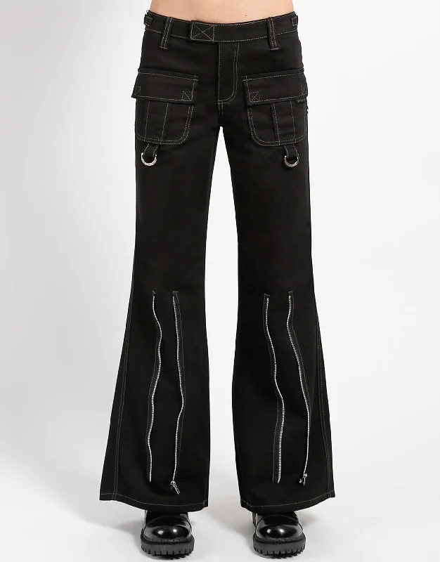 PEACE CARGO PANT BLACK Modern Stretch Trousers