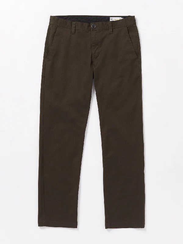 Frickin Modern Stretch Chino Pants - Dark Brown Casual Lounge Pants