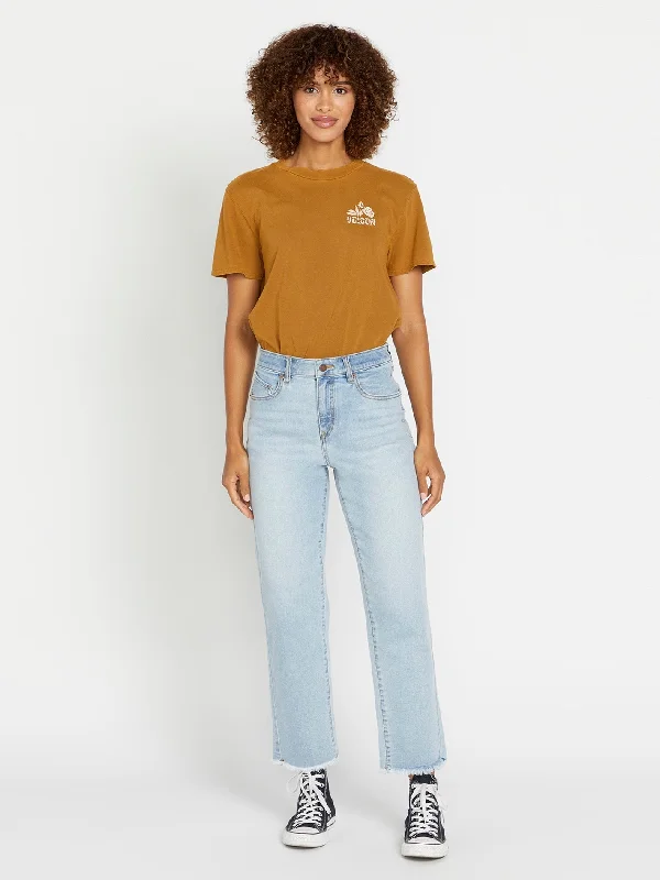 Stone Step Hirise Pants - Retro Blue Casual Lounge Pants