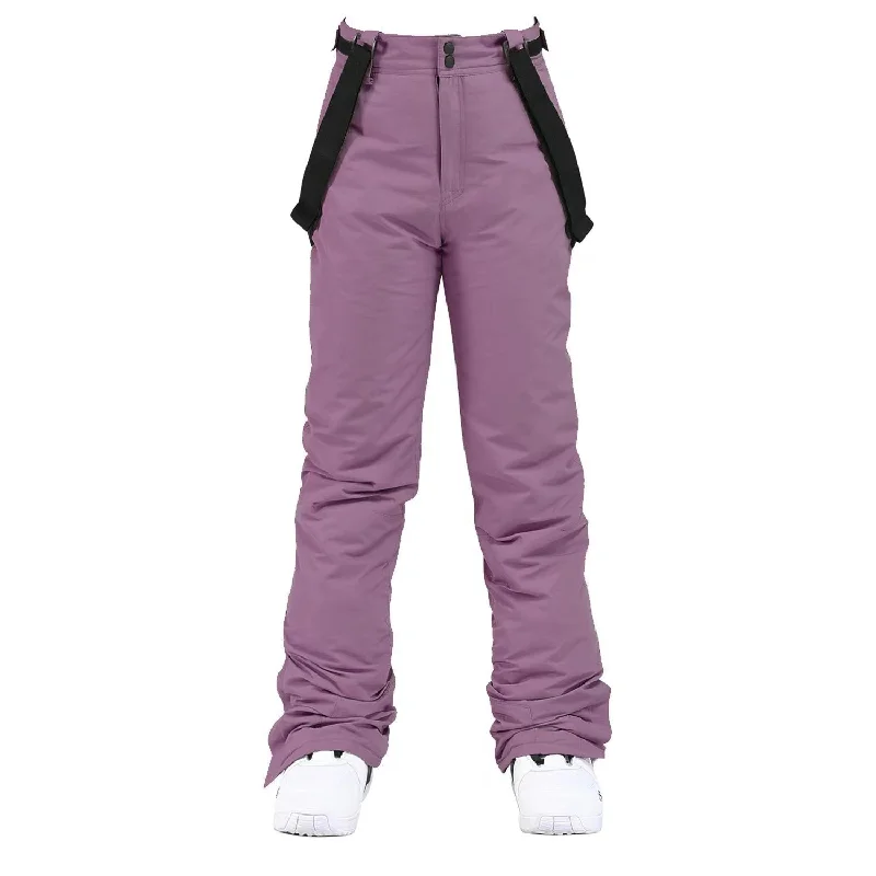 MARKERWAY Women's Insulated Ski Pants Winter Snow Pants Ski Bibs Formal Slim Pants