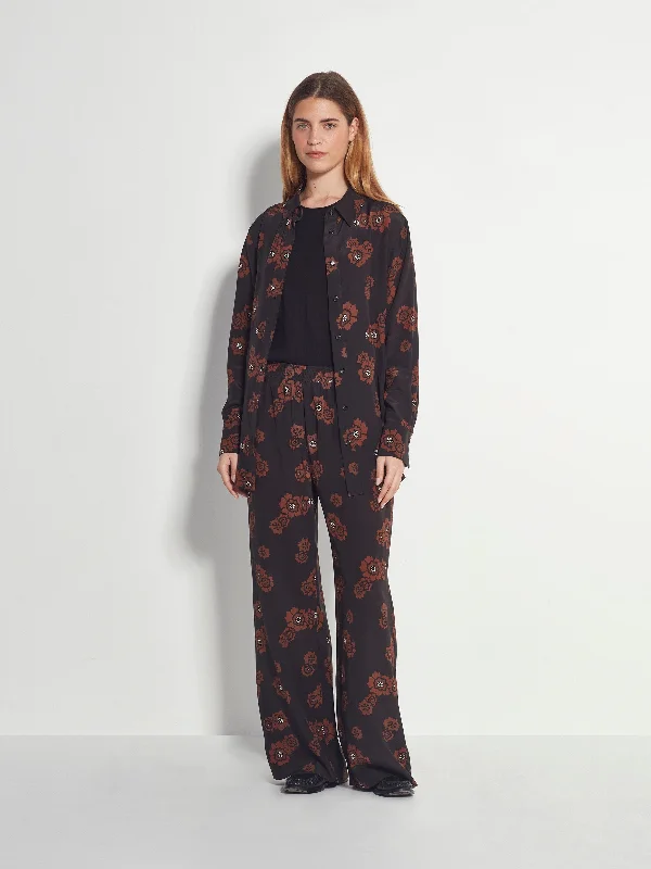 Polo Pant (Star Anise Silk CDC) Cacao Comfortable Denim Trousers