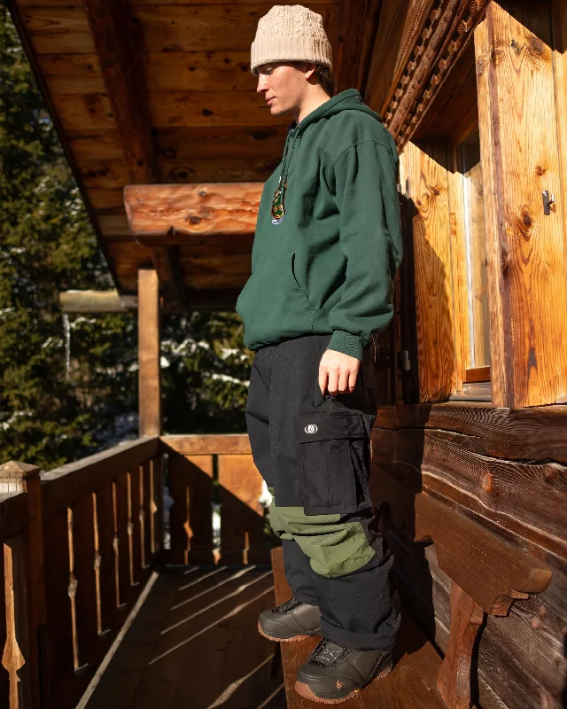 Mens Nwrk Baggy Pants - Black Fashionable Jogger Pants