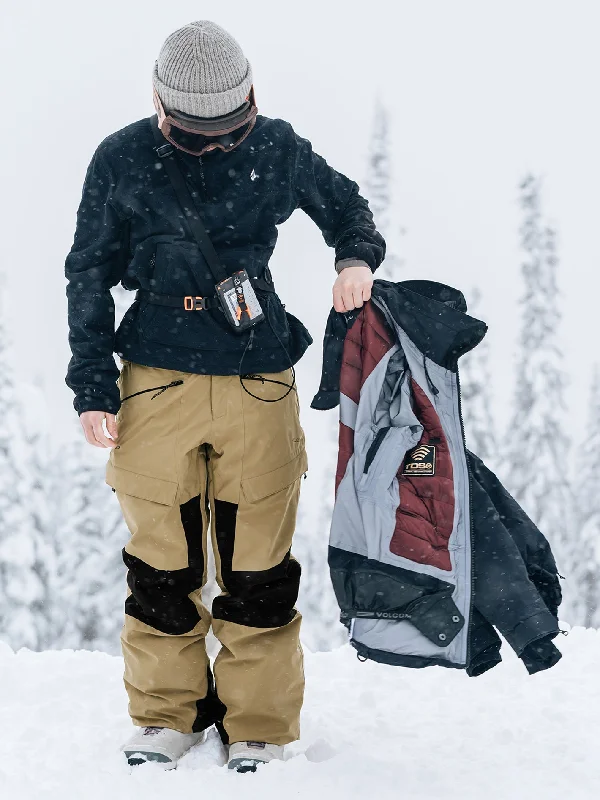 Womens V.Co At Stretch Gore-Tex Pants - Dark Khaki Modern Skinny Pants