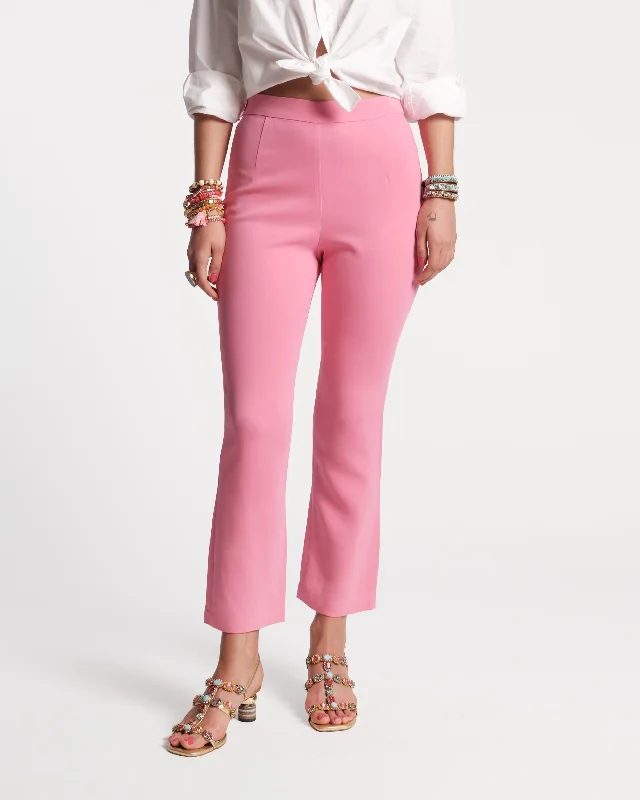 Quincy Stretch Pant Pink Classic Straight Pants