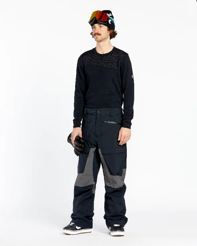 Mens Rnge Stretch Gore-Tex Pants - Black Classic Straight Pants