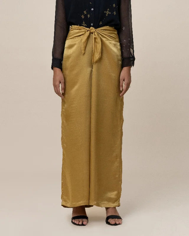 ANGKASA - Knot Pants Relaxed Linen Pants