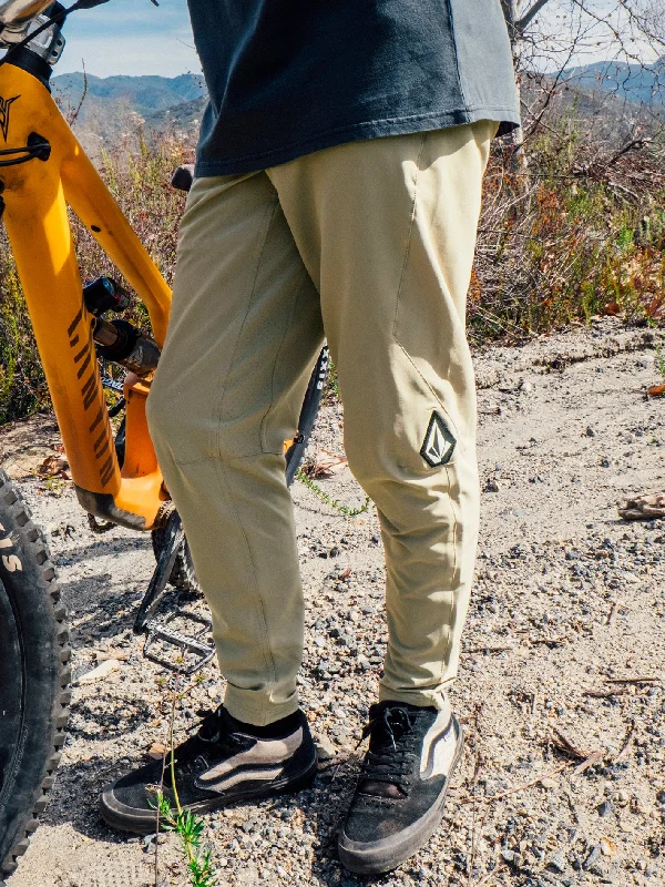 Trail Ripper Pants - Khaki High-Waist Trousers