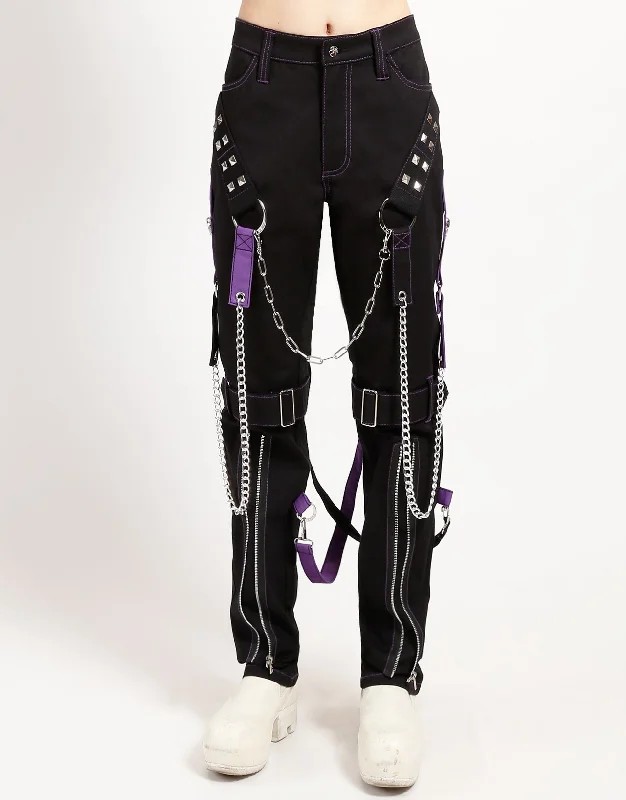 RAIDER PANT PURPLE Cozy Full-Length Pants
