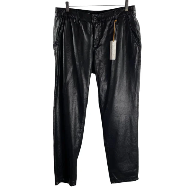 AG Size 29 Black Coated Denim NWT PANTS High-Waist Jeans