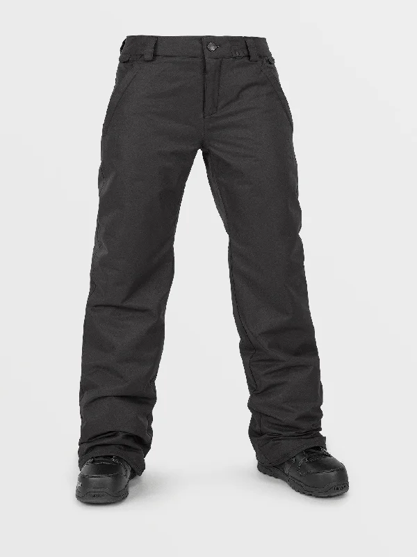 Womens Frochickie Insulated Pants - Black Relaxed Linen Pants