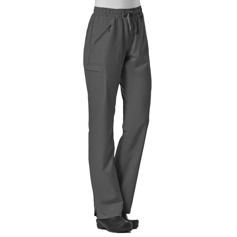 Maevn EON Tall Full Elastic Zipper Pocket Cargo Scrub Pants Casual Drawstring Pants