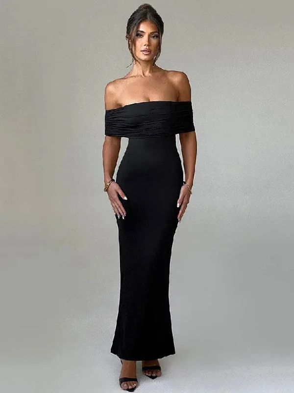 Giulia Maxi Dress Comfortable Fitted Maxi Dress