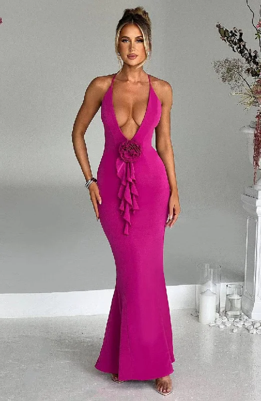 Letizia Maxi Dress Comfortable Long-Sleeve Maxi Dress