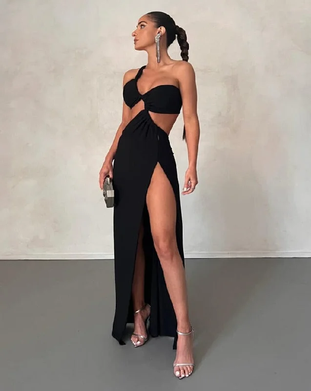 Women's Solid Breast Wrap Neck Maxi Dress Long Backless Elegant Casual Fashion Streetwear Party Wear Lady Vestidos Stylish Button-Up Maxi Dress Women's Solid Breast Wrap Neck Maxi Dress Long Backless Elegant Casual Fashion Streetwear Party Wear Lady Vestidos Stylish Button-Up Maxi Dress
