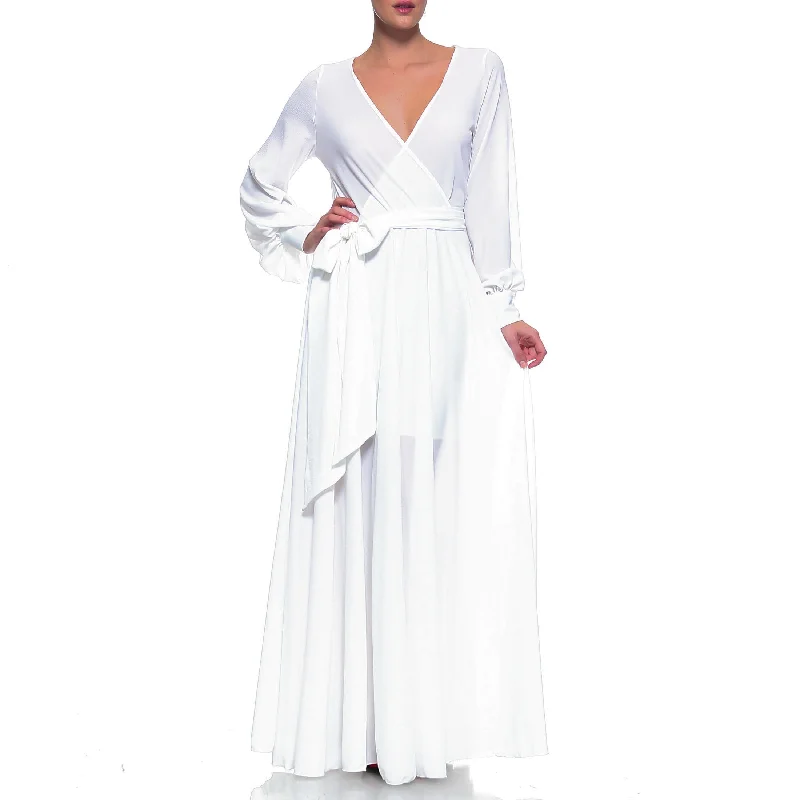 LilyPad Maxi Dress Comfortable Long-Sleeve Maxi Dress