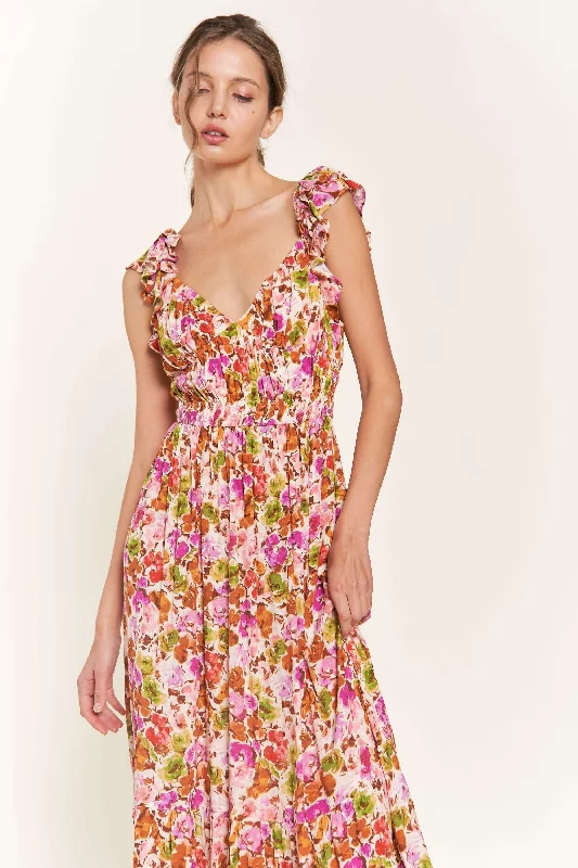 It's Fate Maxi Dress Fashionable Chiffon Tiered Maxi Dress