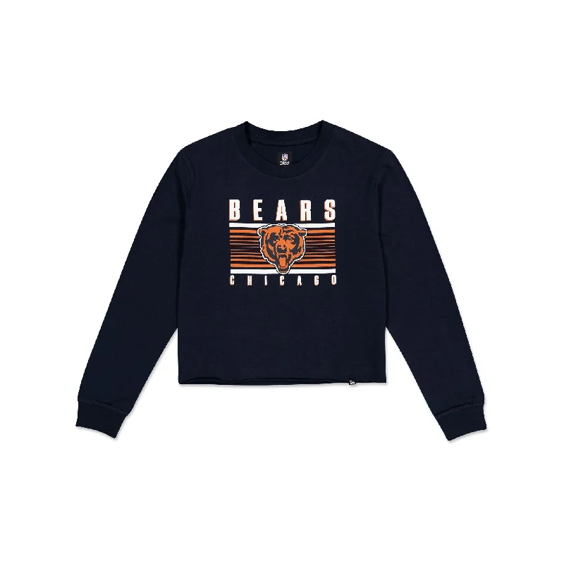 Chicago Bears Active Women's Long Sleeve T-Shirt Plaid T-Shirt Polka Dot Checkered