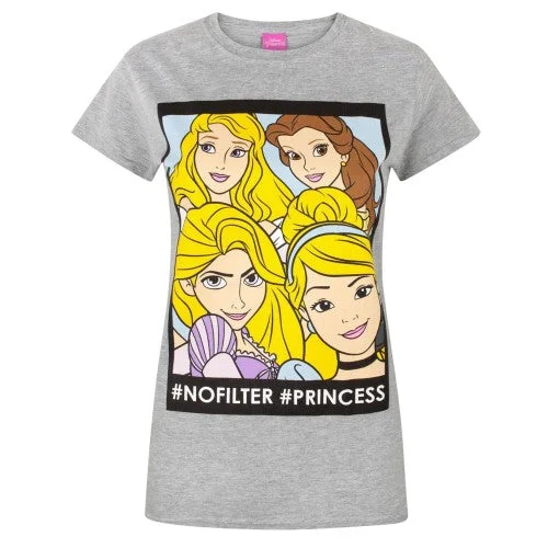 Disney Womens/Ladies Princess No Filter T-Shirt Chenille Blend Fleece Blend Nylon Blend Disney Womens/Ladies Princess No Filter T-Shirt Chenille Blend Fleece Blend Nylon Blend