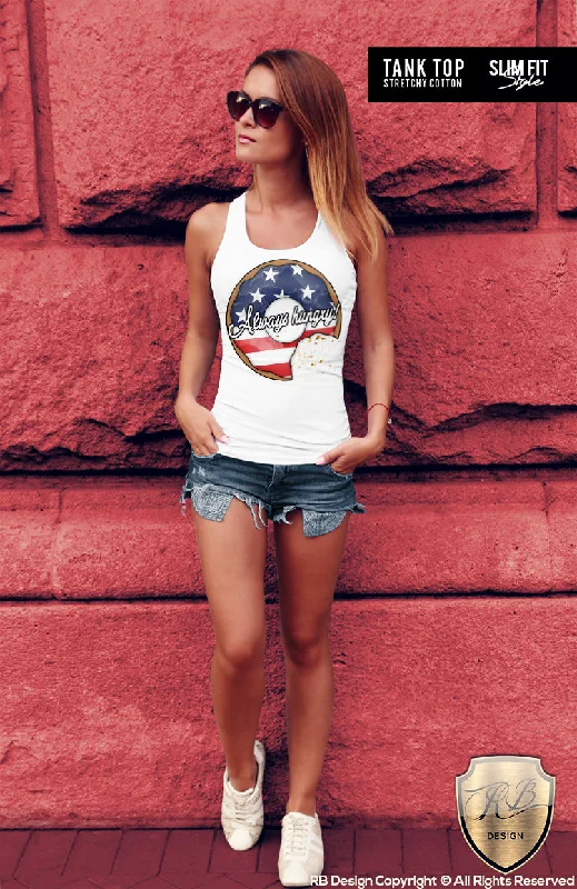 Women's T-shirt Donut Bite US Flag Ladies Candy Addict Tank Top WD93B Casual Formal Business Women's T-shirt Donut Bite US Flag Ladies Candy Addict Tank Top WD93B Casual Formal Business