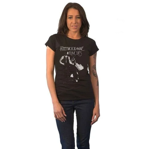 Fleetwood Mac Womens/Ladies Rumours Cotton T-Shirt Solid Color Striped Floral