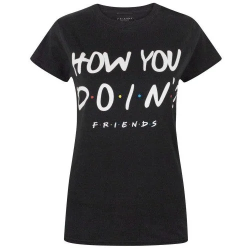 Friends Womens/Ladies How You Doin´ T-Shirt Fleece Fabric Down Fabric Feather Fabric Friends Womens/Ladies How You Doin´ T-Shirt Fleece Fabric Down Fabric Feather Fabric