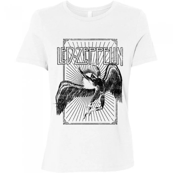 Led Zeppelin Womens/Ladies Icarus Burst T-Shirt Welt Pockets Slit Pockets Flap Pockets Led Zeppelin Womens/Ladies Icarus Burst T-Shirt Welt Pockets Slit Pockets Flap Pockets