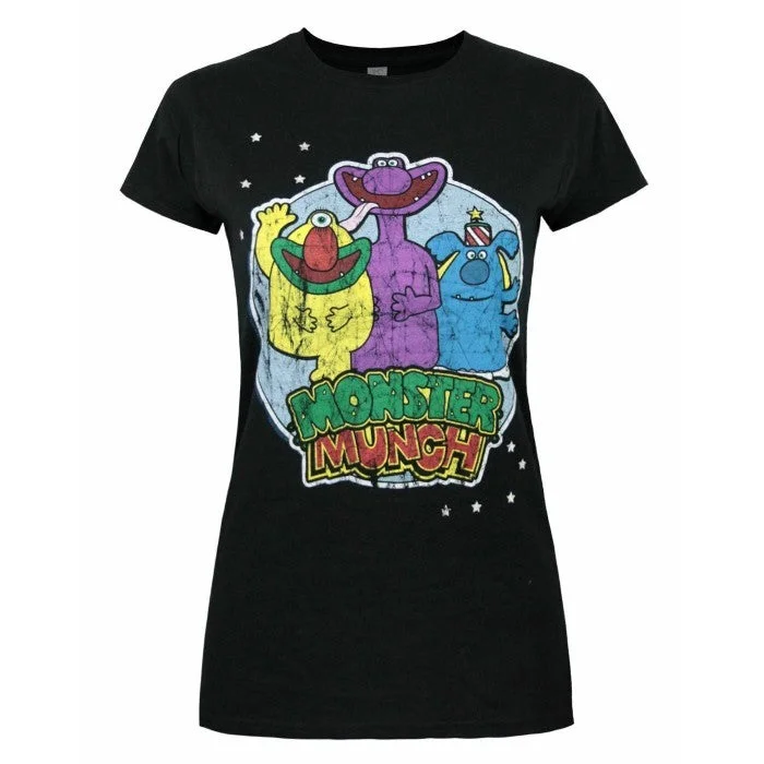 Monster Munch Womens/Ladies T-Shirt Plaid T-Shirt Polka Dot Checkered