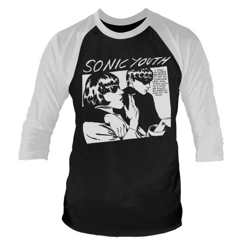 Sonic Youth Unisex Adult Goo T-Shirt Collared Crew Neck Turtle Neck