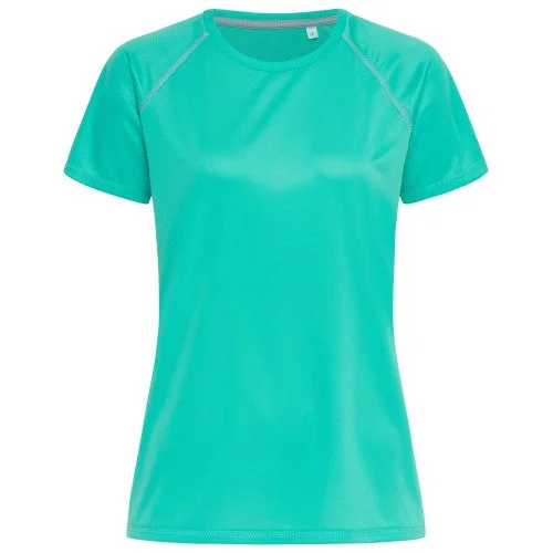 Stedman Womens Active Raglan T-Shirt Cotton Fabric Linen Fabric Terry Fabric