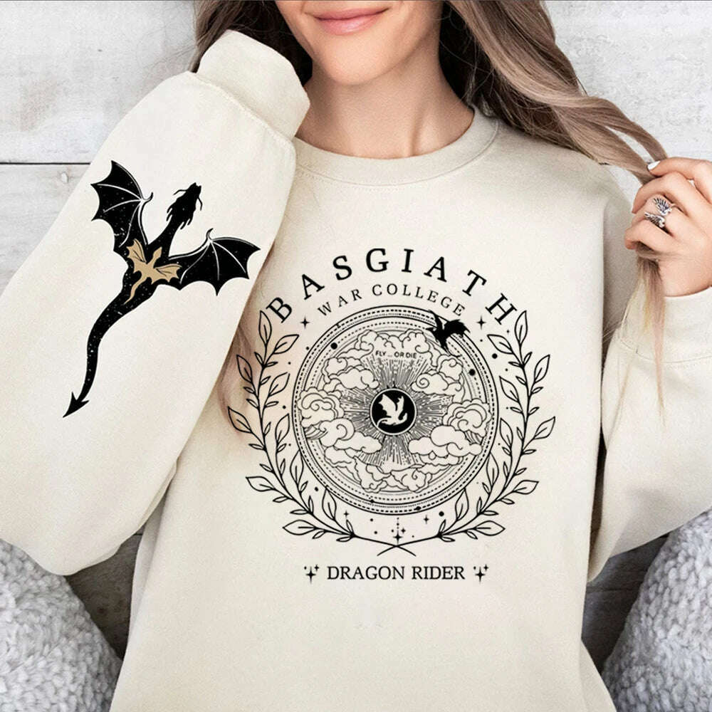 Basgiath War College Double-side Sweatshirt Fourth Wing Graphic Tee Fly or Die Shirt Vintage Pullover Bookish Hoodie Sweatshirt Rayon Velvet Corduroy Basgiath War College Double-side Sweatshirt Fourth Wing Graphic Tee Fly or Die Shirt Vintage Pullover Bookish Hoodie Sweatshirt Rayon Velvet Corduroy