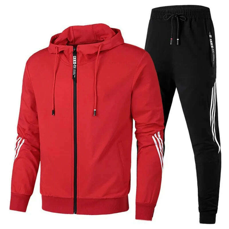red black