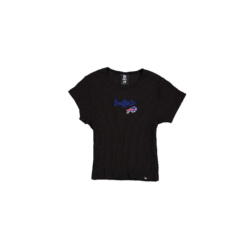 Buffalo Bills Sport Classics Women's Baby Tee Iron Safe Non-Iron Wrinkle Free