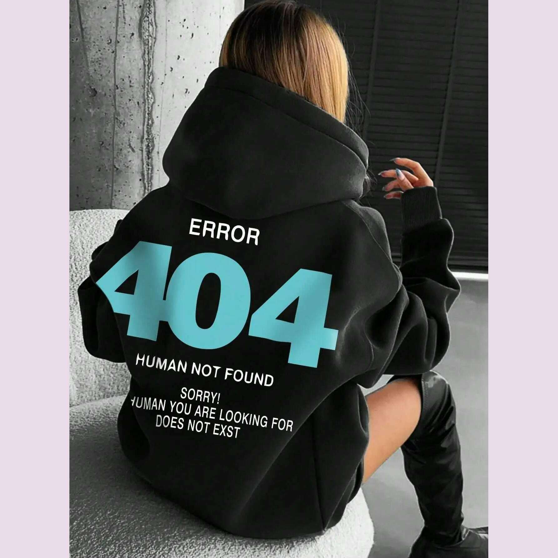 Error 404 Human Not Found sorry! Women's Hooded Fashion S-XXL Hoodies Fleece High Quality Sweatshirts Autumn Casual Sportswear Chenille Blend Fleece Blend Nylon Blend Error 404 Human Not Found sorry! Women's Hooded Fashion S-XXL Hoodies Fleece High Quality Sweatshirts Autumn Casual Sportswear Chenille Blend Fleece Blend Nylon Blend