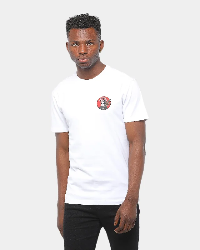 Goat Crew High Times V2 SS Tee White Hooded Caped Shawl Collar